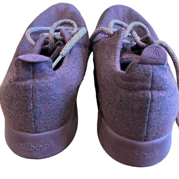 Allbirds Wool Runners Sneakers size 10 in Burgundy Grape - Picture 7 of 8